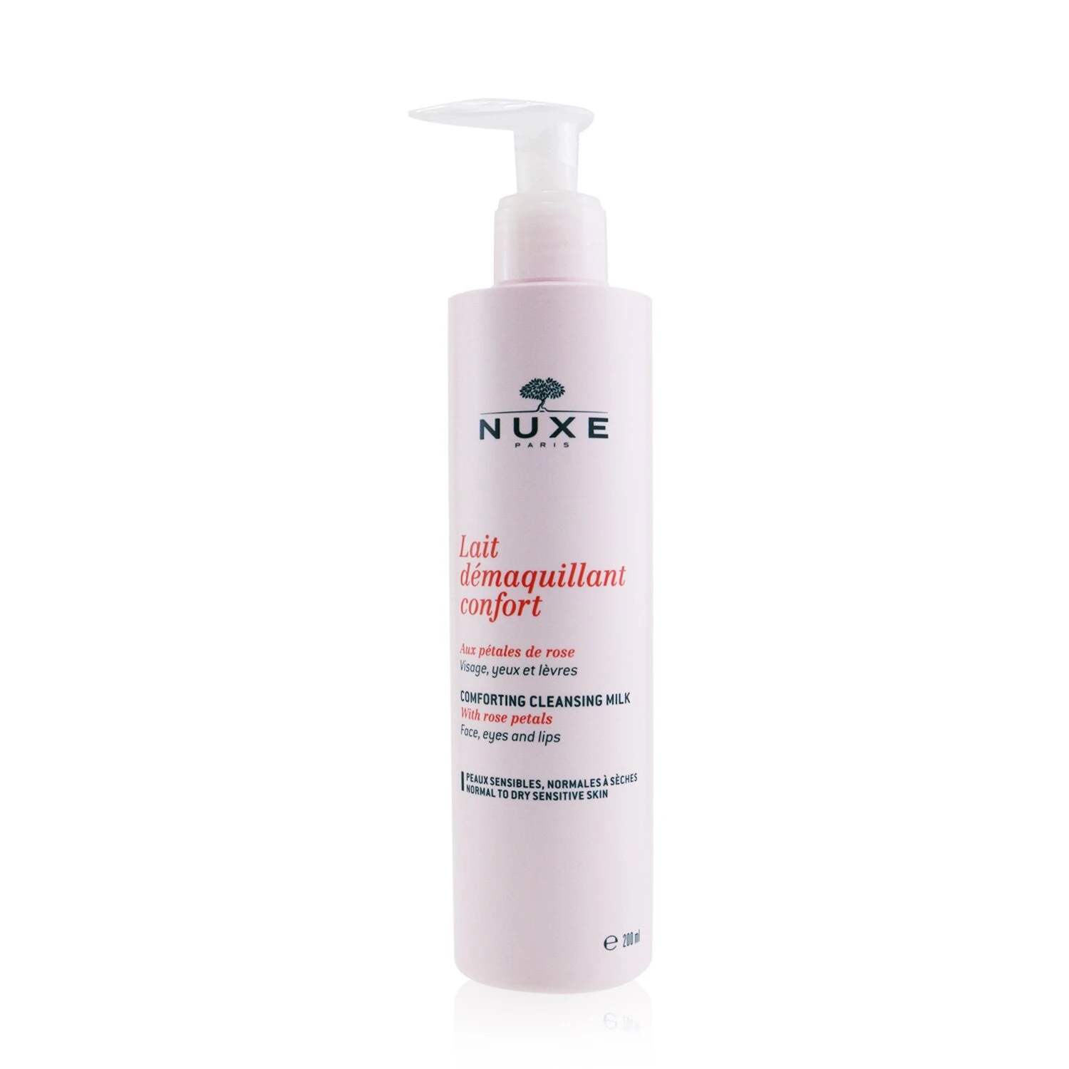 Nuxe Comforting Cleansing Milk With Rose Petals (Normal To Dry, Sensitive Skin) 200ml/6.7oz 3 Nuxe Comforting Cleansing Milk With Rose Petals (Normal To Dry, Sensitive Skin) 200ml/6.7oz