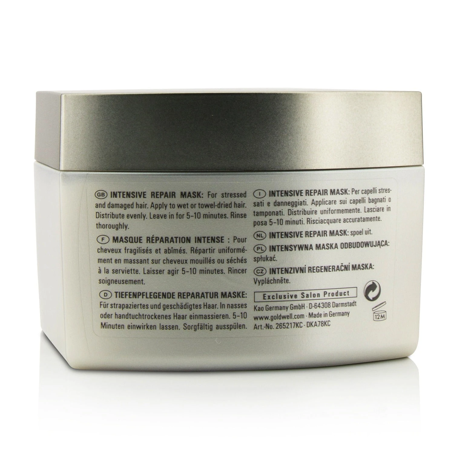 Goldwell Kerasilk Reconstruct Intensive Repair Mask (For Stressed And Damaged Hair) 500ml/16.9oz 6 Goldwell Kerasilk Reconstruct Intensive Repair Mask (For Stressed And Damaged Hair) 500ml/16.9oz - Image 4