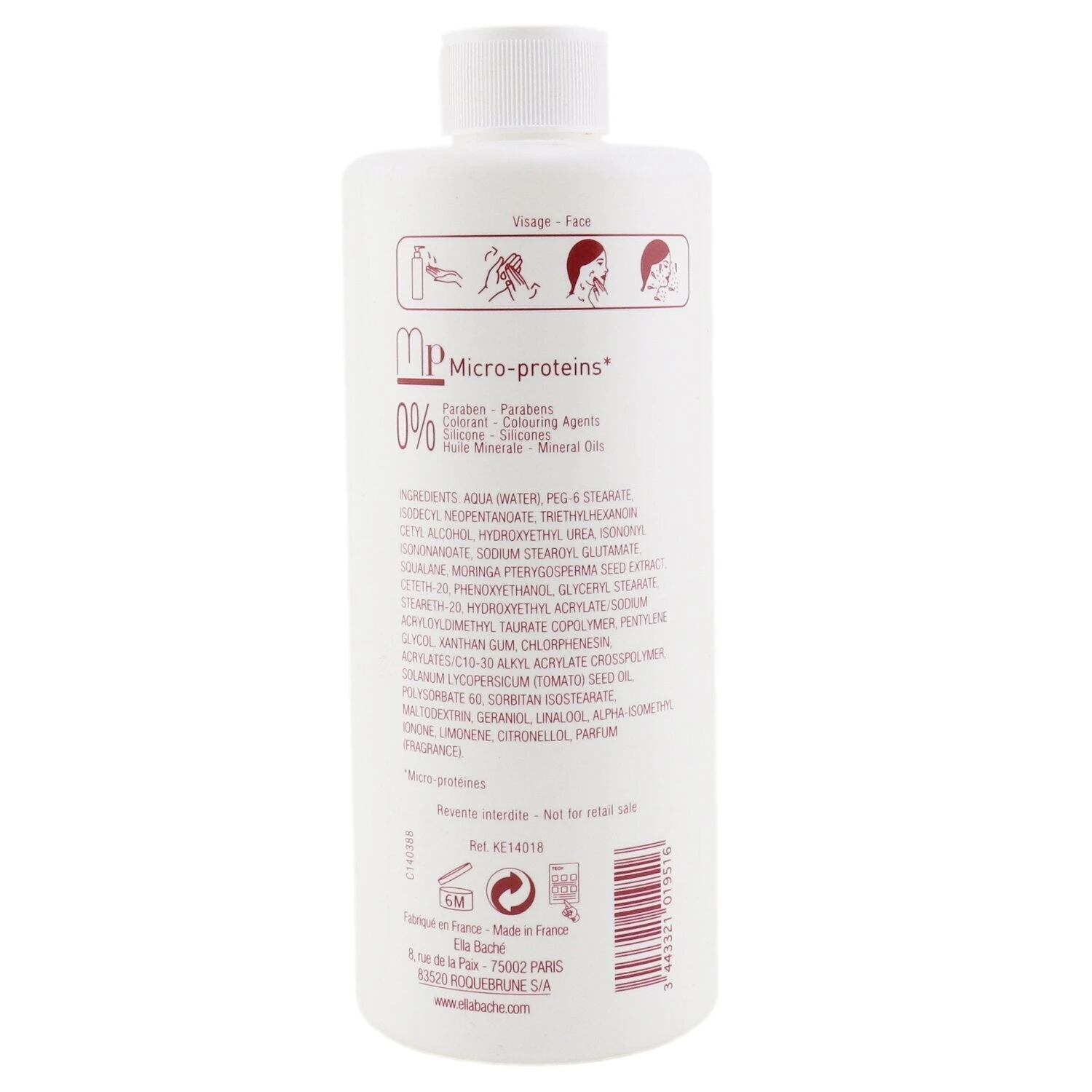 Ella Bache Ella Perfect Tomato Cleansing Milk (Salon Size) 500ml/16.90oz 5 Ella Bache Ella Perfect Tomato Cleansing Milk (Salon Size) 500ml/16.90oz - Image 3