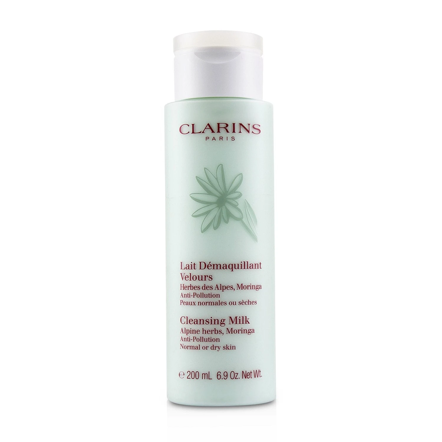 Clarins Anti-Pollution Cleansing Milk With Alpine Herbs, Maringa - Normal Or Dry Skin 200ml/6.9oz 3 Clarins Anti-Pollution Cleansing Milk With Alpine Herbs, Maringa - Normal Or Dry Skin 200ml/6.9oz