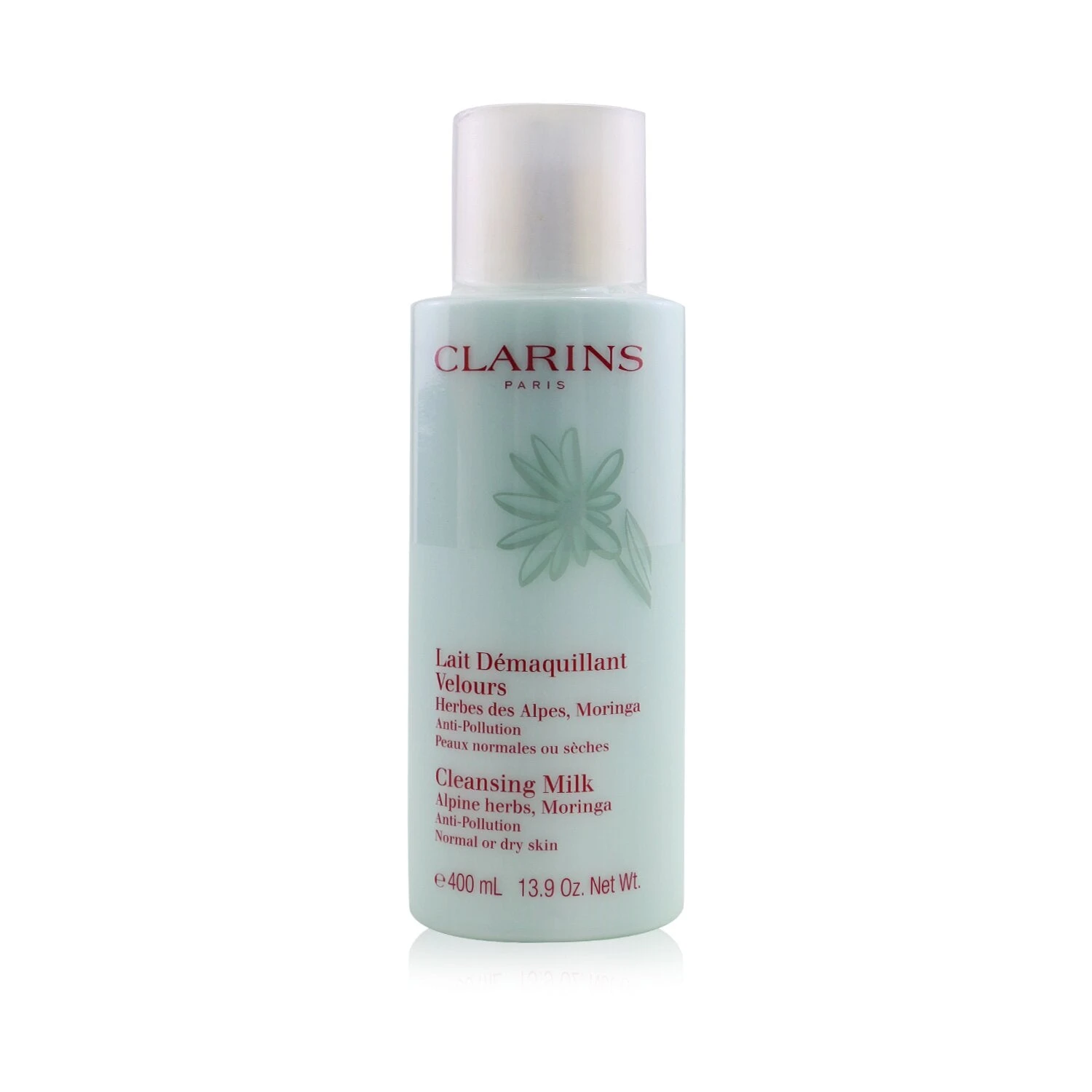 Clarins Anti-Pollution Cleansing Milk With Alpine Herbs, Maringa - Normal Or Dry Skin 400ml/14oz 3 Clarins Anti-Pollution Cleansing Milk With Alpine Herbs, Maringa - Normal Or Dry Skin 400ml/14oz