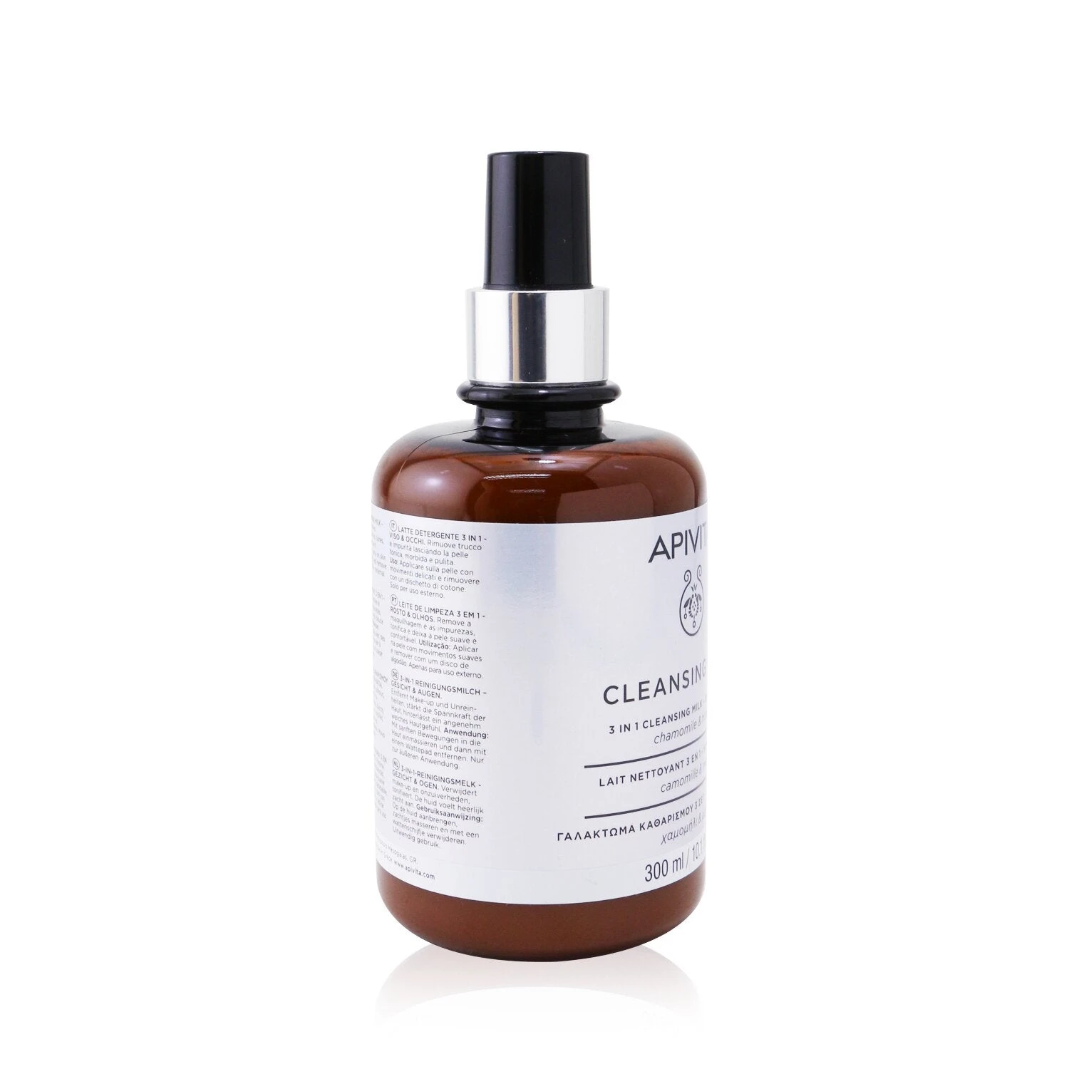 Apivita 3 In 1 Cleansing Milk For Face & Eyes 300ml/10.1oz 4 Apivita 3 In 1 Cleansing Milk For Face & Eyes 300ml/10.1oz - Image 2