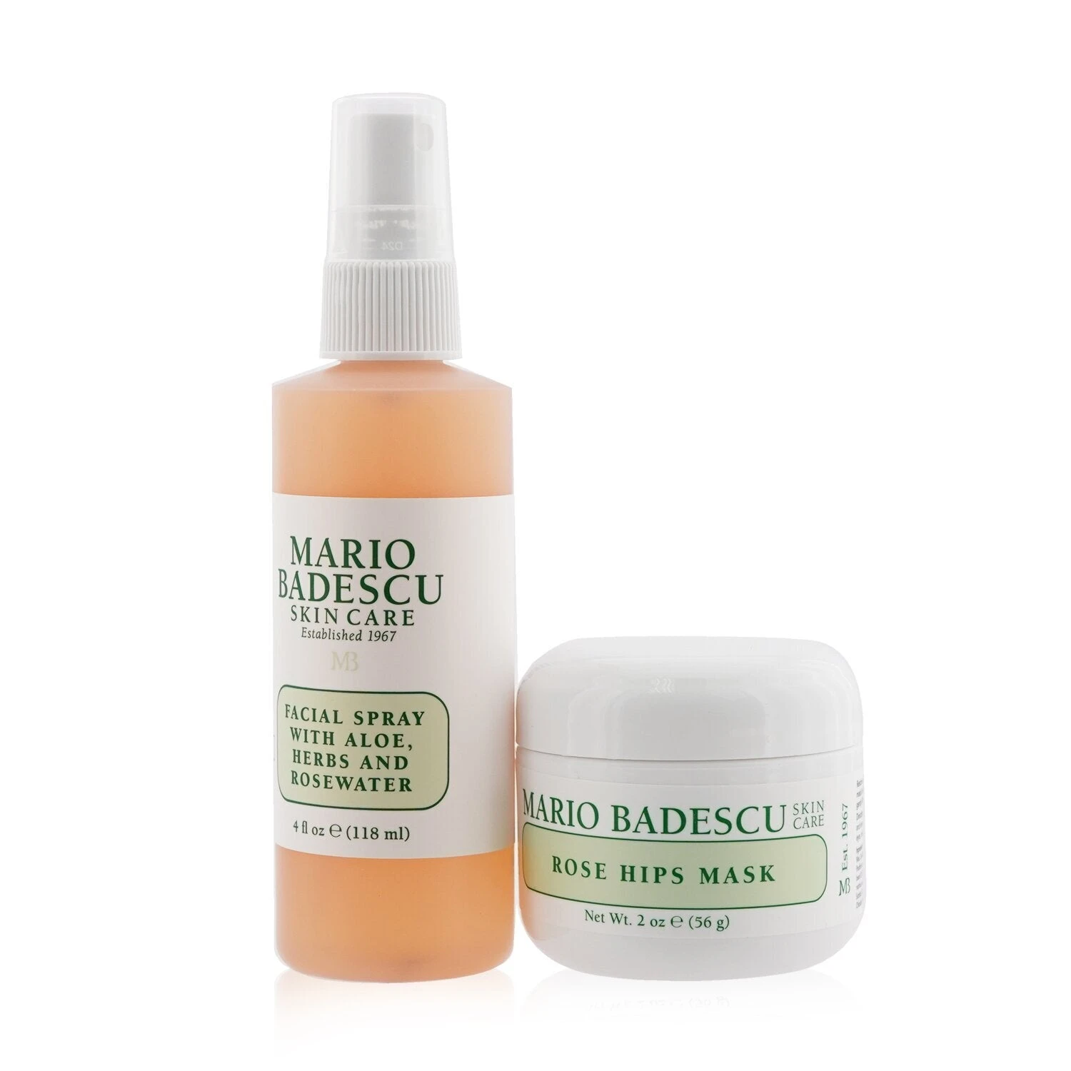 Mario Badescu Rose Mask & Mist Duo Set: Facial Spray With Aloe, Herbs And Rosewater 4oz + Rose Hips Mask 2oz 2pcs 3 Mario Badescu Rose Mask & Mist Duo Set: Facial Spray With Aloe, Herbs And Rosewater 4oz + Rose Hips Mask 2oz 2pcs