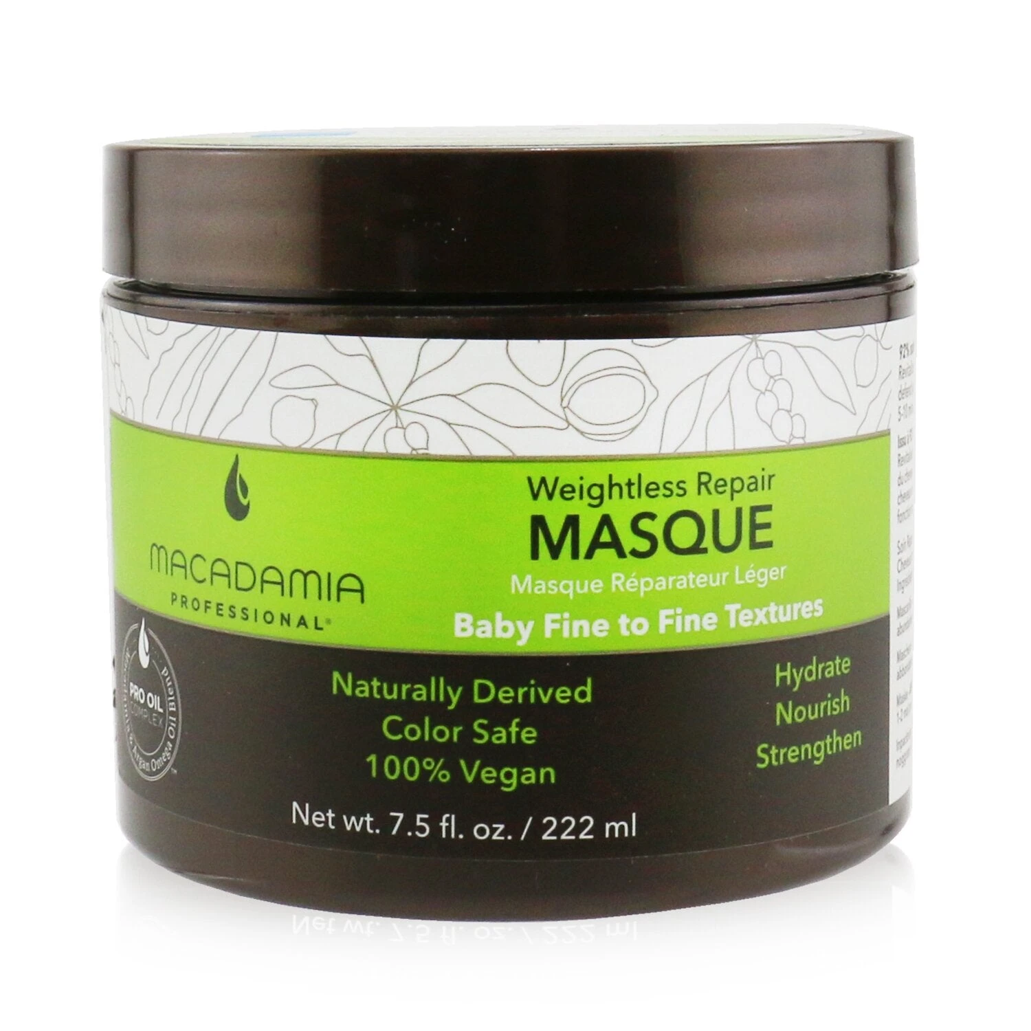 Macadamia Natural Oil Professional Weightless Repair Masque (Baby Fine To Fine Textures) 222ml/7.5oz 3 Macadamia Natural Oil Professional Weightless Repair Masque (Baby Fine To Fine Textures) 222ml/7.5oz