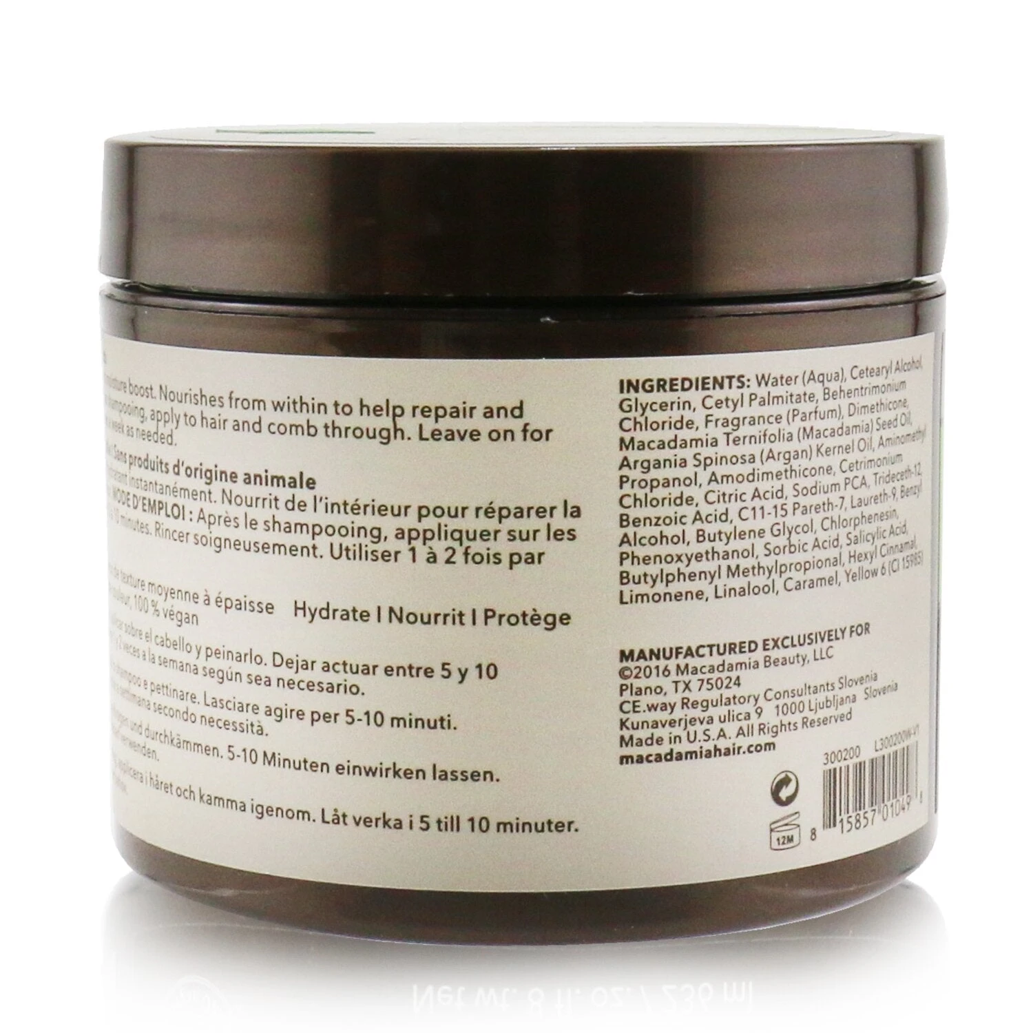 Macadamia Natural Oil Professional Nourishing Repair Masque (Medium To Coarse Textures) 500ml/16.9oz 6 Macadamia Natural Oil Professional Nourishing Repair Masque (Medium To Coarse Textures) 500ml/16.9oz - Image 4