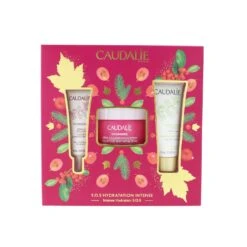 Caudalie Vinosource Intense Hydration S.O.S Set: Moisturizing Cream 50ml+ S.O.S Thirst-Quenching Serum 10ml+ Moisturizing Mask 15ml 3pcs