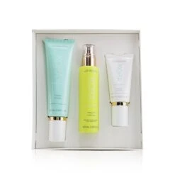 Kora Organics 3 Step System - Oily/Combination Skin: Foaming Cleanser 100ml+ Energizing Citrus Mist 100ml+ Purifying Moisturizer 50ml 3pcs