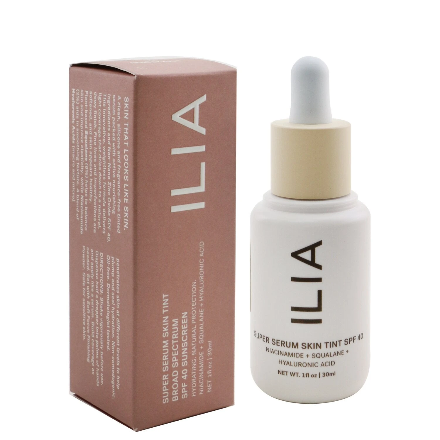 ILIA Super Serum Skin Tint SPF 40 - # ST12 Kokkini (Medium With Neutral Warm Undertones) 30ml/1oz 5 ILIA Super Serum Skin Tint SPF 40 - # ST12 Kokkini (Medium With Neutral Warm Undertones) 30ml/1oz - Image 3