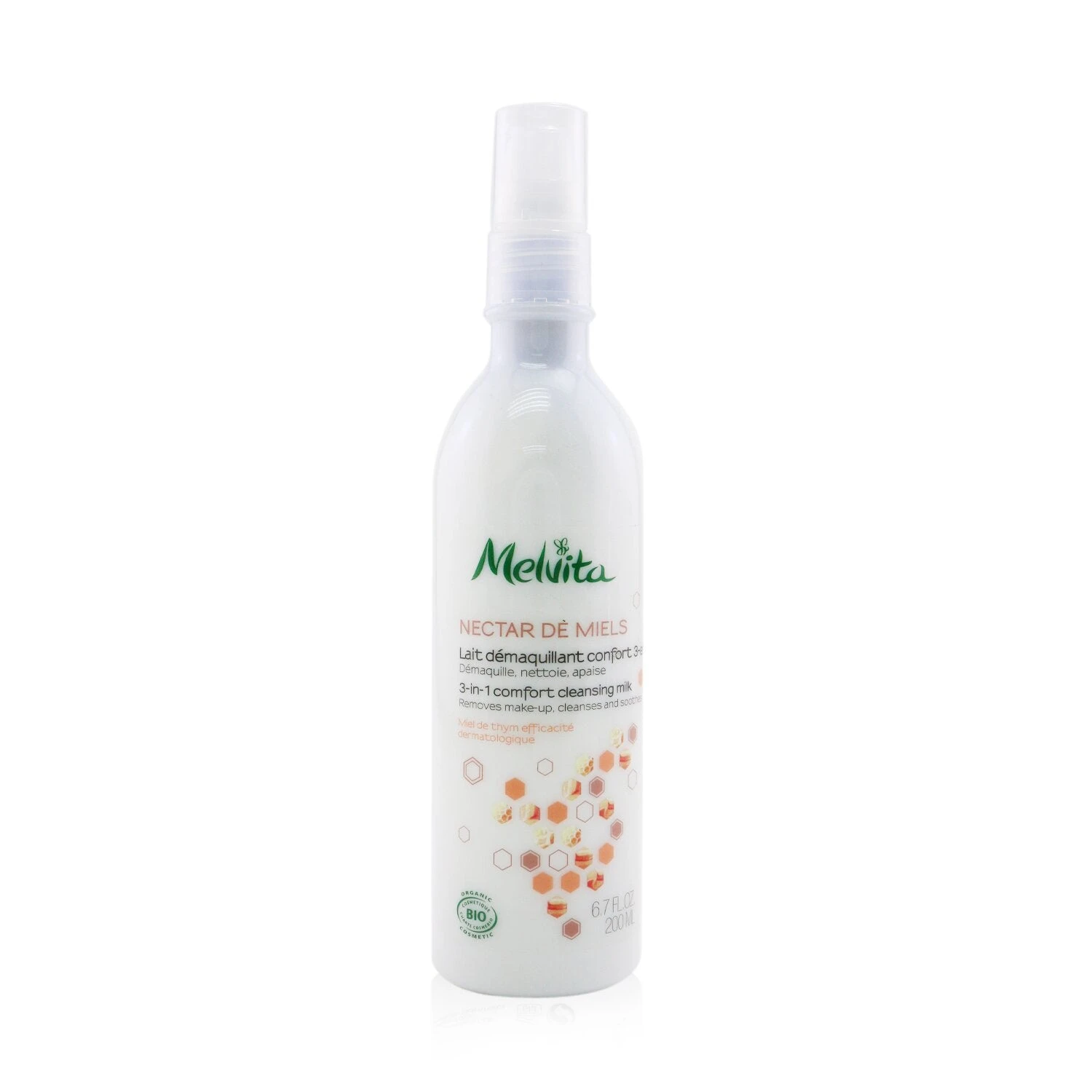Melvita Nectar De Miels 3-In-1 Comfort Cleansing Milk 200ml/6.76oz 3 Melvita Nectar De Miels 3-In-1 Comfort Cleansing Milk 200ml/6.76oz