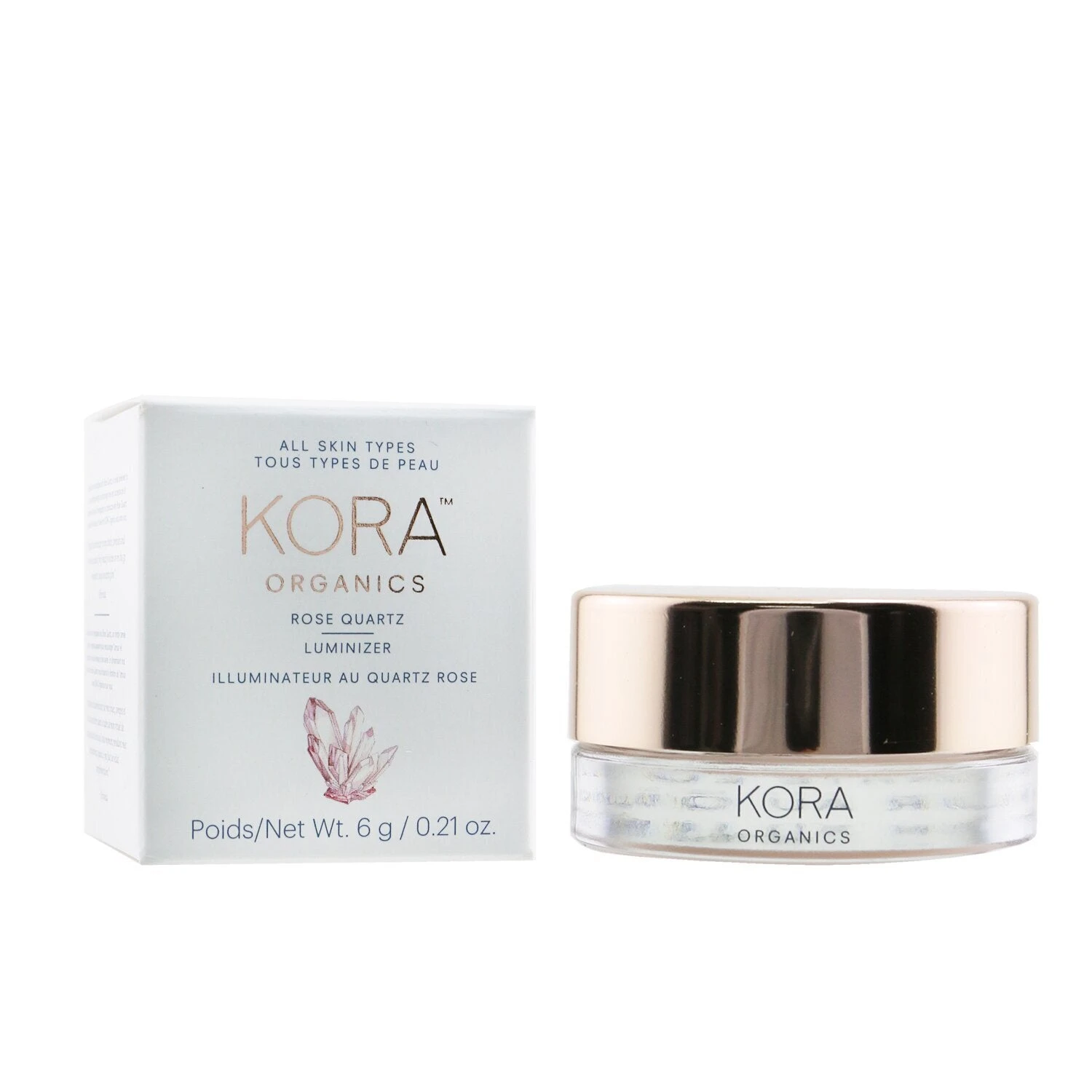 Kora Organics Rose Quartz Luminizer (Exp. Date: 04/2023) 6g/0.21oz 4 Kora Organics Rose Quartz Luminizer (Exp. Date: 04/2023) 6g/0.21oz - Image 2