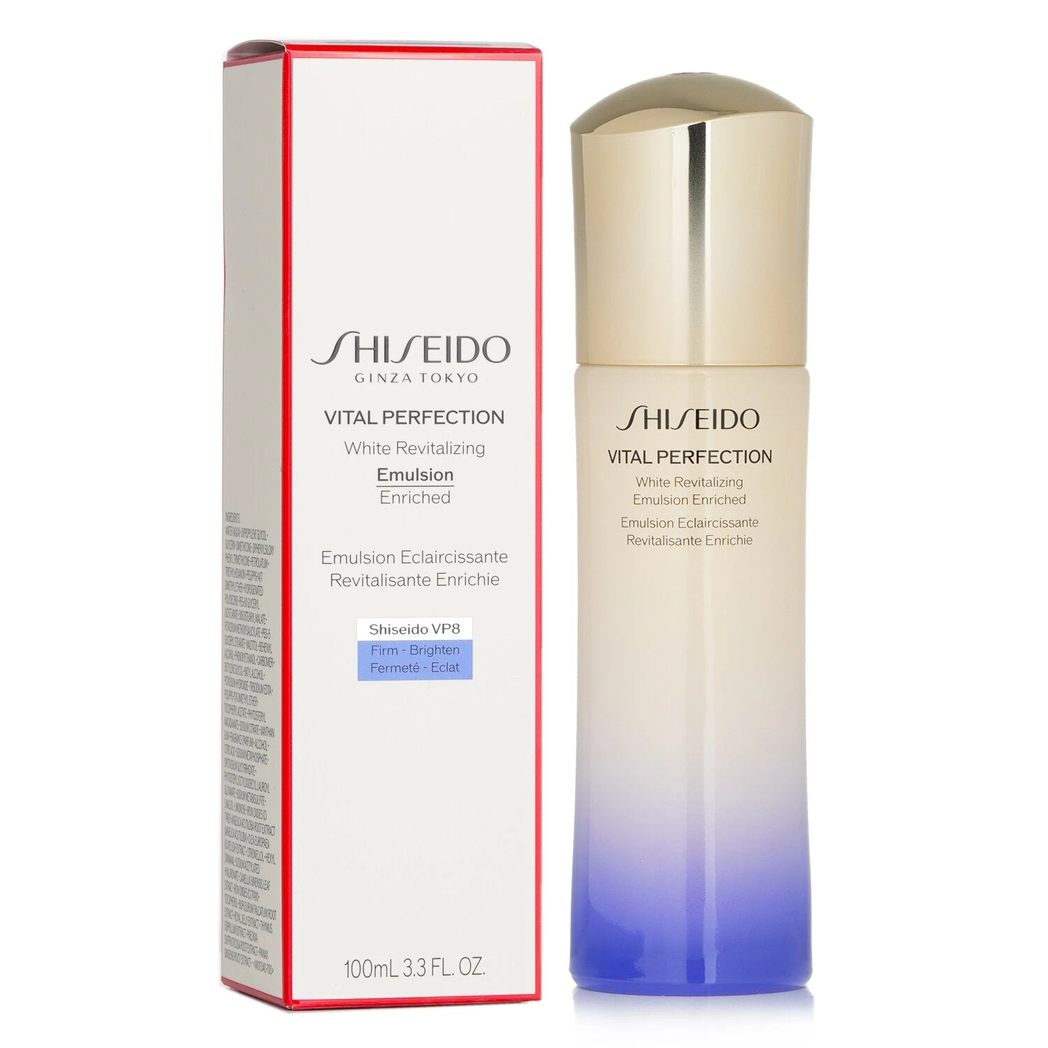 Shiseido Vital-Perfection White Revitalizing Emulsion 100ml/3.3oz 4 Shiseido Vital-Perfection White Revitalizing Emulsion 100ml/3.3oz - Image 2